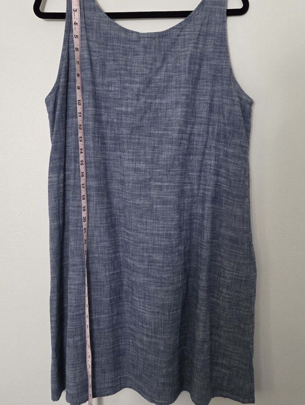 fresh produce XL Chambray Midi Dress - Blue - Picture 3 of 6